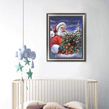 Charger l'image dans la galerie, Ensemble de père noël - diamant rond complet - 30x40cm
