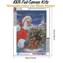 Charger l'image dans la galerie, Ensemble de père noël - diamant rond complet - 30x40cm