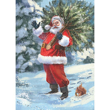 Charger l'image dans la galerie, Ensemble de père noël - diamant rond complet - 30x40cm