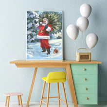 Charger l'image dans la galerie, Ensemble de père noël - diamant rond complet - 30x40cm