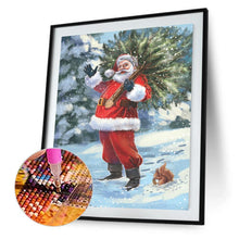 Charger l'image dans la galerie, Ensemble de père noël - diamant rond complet - 30x40cm