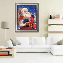 Charger l'image dans la galerie, Ensemble de père noël - diamant rond complet - 30x40cm