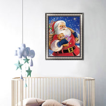 Charger l'image dans la galerie, Ensemble de père noël - diamant rond complet - 30x40cm