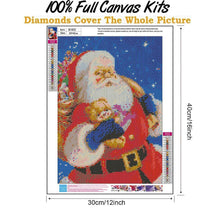 Charger l'image dans la galerie, Ensemble de père noël - diamant rond complet - 30x40cm