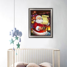 Charger l'image dans la galerie, Ensemble de père noël - diamant rond complet - 30x40cm