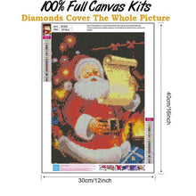Charger l'image dans la galerie, Ensemble de père noël - diamant rond complet - 30x40cm
