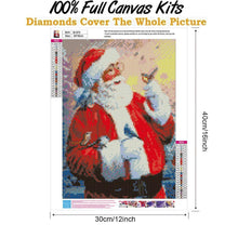 Charger l'image dans la galerie, Père Noël - diamant rond complet - 30x40cm
