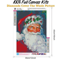 Charger l'image dans la galerie, Père Noël - diamant rond complet - 30x40cm