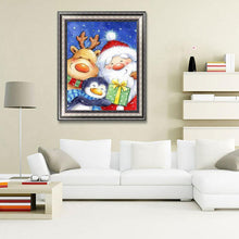 Charger l'image dans la galerie, Père Noël - diamant rond complet - 30x40cm