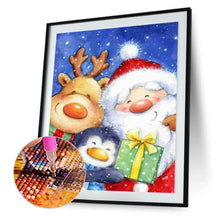 Charger l'image dans la galerie, Père Noël - diamant rond complet - 30x40cm