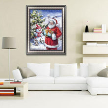 Charger l'image dans la galerie, Père Noël - diamant rond complet - 30x40cm