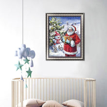 Charger l'image dans la galerie, Père Noël - diamant rond complet - 30x40cm