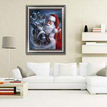 Charger l'image dans la galerie, Père Noël - diamant rond complet - 30x40cm