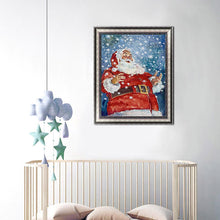 Charger l'image dans la galerie, Père Noël - diamant rond complet - 30x40cm