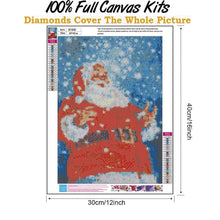 Charger l'image dans la galerie, Père Noël - diamant rond complet - 30x40cm