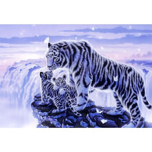 Charger l'image dans la galerie, Tigre - diamant rond complet - 40x30cm