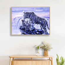 Charger l'image dans la galerie, Tigre - diamant rond complet - 40x30cm