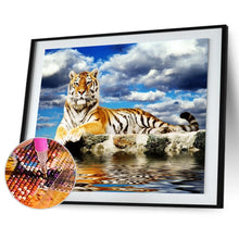 Charger l'image dans la galerie, Tigre - diamant rond complet - 40x30cm