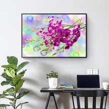 Charger l'image dans la galerie, Fleur - diamant rond complet - 40x30cm