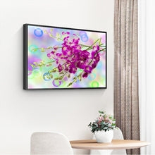 Charger l'image dans la galerie, Fleur - diamant rond complet - 40x30cm