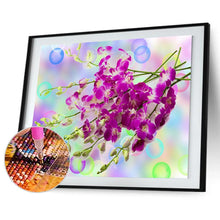 Charger l'image dans la galerie, Fleur - diamant rond complet - 40x30cm