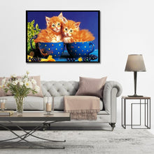 Charger l'image dans la galerie, Animal de chat - diamant rond complet - 40x30cm