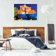 Charger l'image dans la galerie, Animal de chat - diamant rond complet - 40x30cm