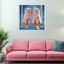 Charger l'image dans la galerie, Animaux - diamant rond complet - 30x30cm