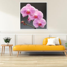 Charger l'image dans la galerie, Fleurs - diamant rond complet - 30x30cm