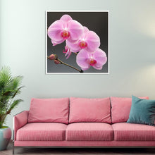 Charger l'image dans la galerie, Fleurs - diamant rond complet - 30x30cm