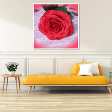 Charger l'image dans la galerie, Fleurs - diamant rond complet - 30x30cm