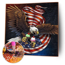 Charger l'image dans la galerie, Aigle - diamant rond complet - 30x30cm