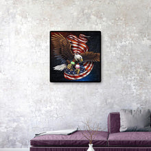 Charger l'image dans la galerie, Aigle - diamant rond complet - 30x30cm