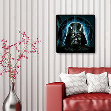 Charger l'image dans la galerie, Guerrier noir - diamant rond complet - 30x30cm