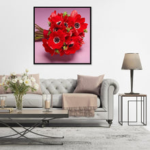 Charger l'image dans la galerie, Fleurs - diamant rond complet - 30x30cm