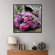 Charger l'image dans la galerie, Fleurs - diamant rond complet - 30x30cm