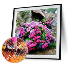 Charger l'image dans la galerie, Fleurs - diamant rond complet - 30x30cm