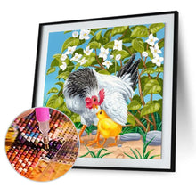 Charger l'image dans la galerie, Poulet - diamant rond complet - 30x30cm