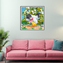 Charger l'image dans la galerie, Poulet - diamant rond complet - 30x30cm