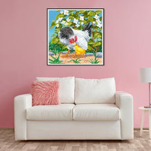 Charger l'image dans la galerie, Poulet - diamant rond complet - 30x30cm