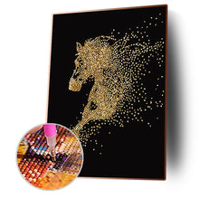 Charger l'image dans la galerie, Cheval - diamant rond complet - 40x50cm