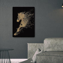 Charger l'image dans la galerie, Cheval - diamant rond complet - 40x50cm
