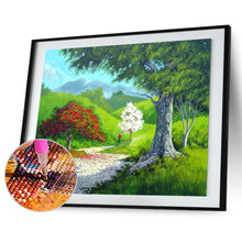 Charger l'image dans la galerie, Paysage rural - diamant rond complet - 40x30cm