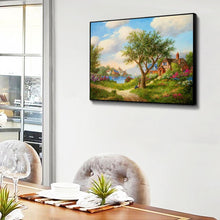 Charger l'image dans la galerie, Paysage rural - diamant rond complet - 40x30cm