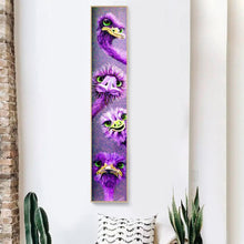 Charger l'image dans la galerie, Autruche - diamant rond complet - 25x115cm
