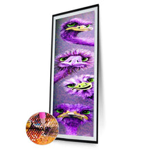 Charger l'image dans la galerie, Autruche - diamant rond complet - 25x115cm