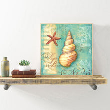 Charger l'image dans la galerie, Conque - diamant rond complet - 40x40cm