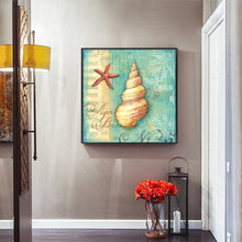 Charger l'image dans la galerie, Conque - diamant rond complet - 40x40cm