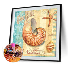 Charger l'image dans la galerie, Conque - diamant rond complet - 40x40cm