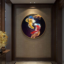 Charger l'image dans la galerie, Poisson - diamant rond complet - 40x40cm